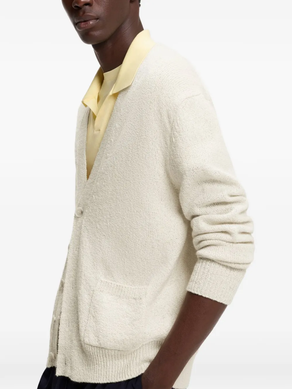 BOSS by Beckham vest van katoenblend Beige