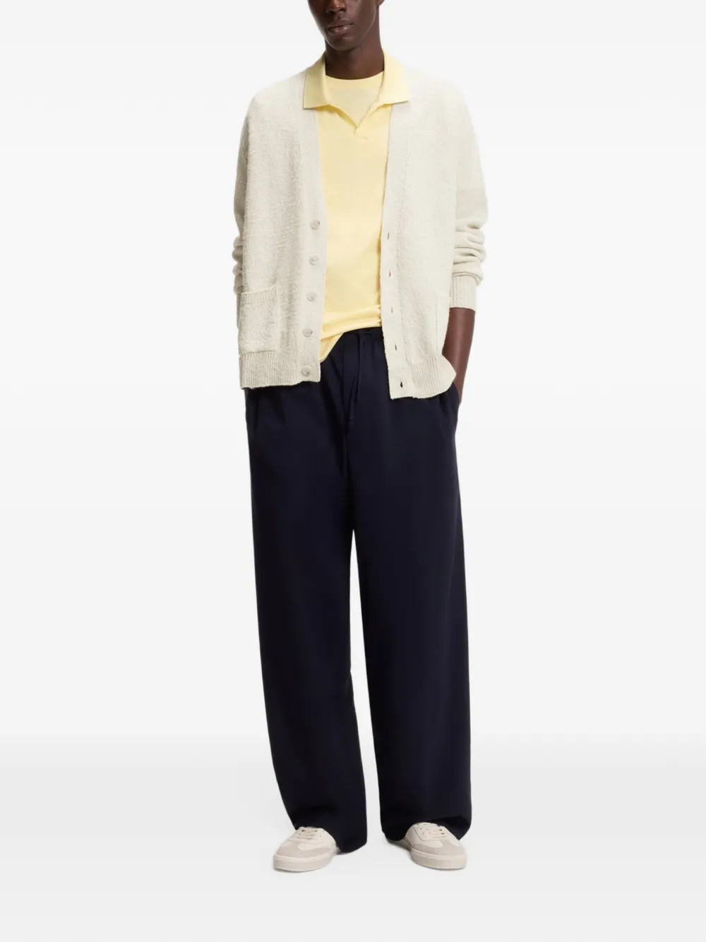 BOSS by Beckham vest van katoenblend Beige