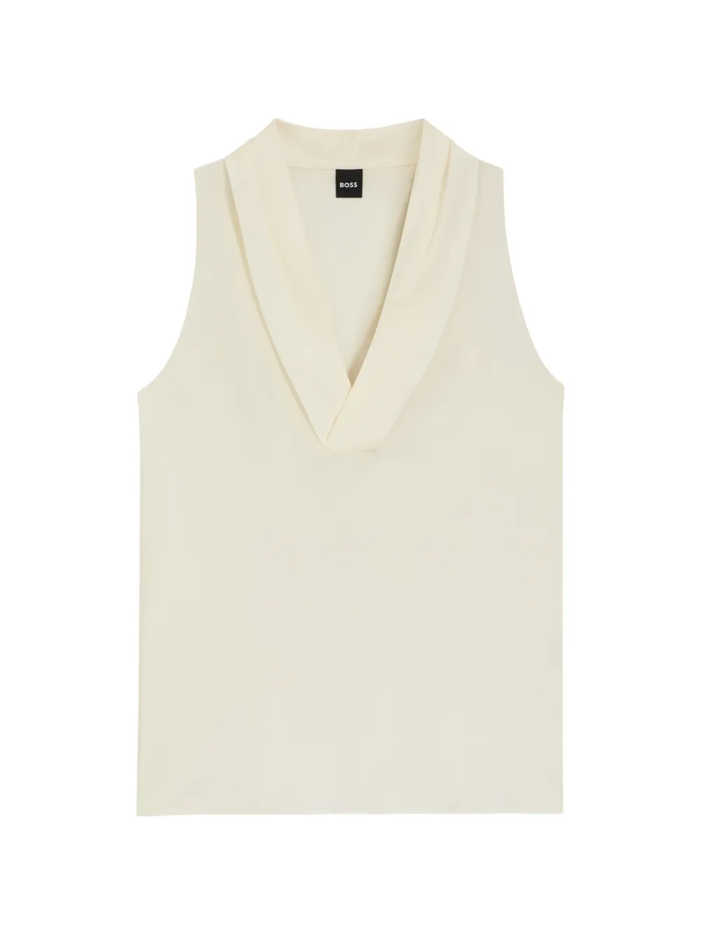 BOSS Trägershirt mit V-Ausschnitt - Nude