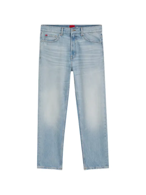 HUGO Calça jeans com patch de logo