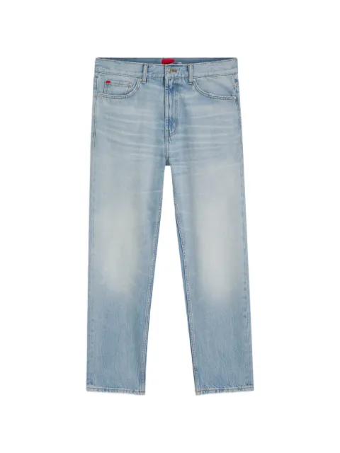 HUGO Calça jeans com patch de logo