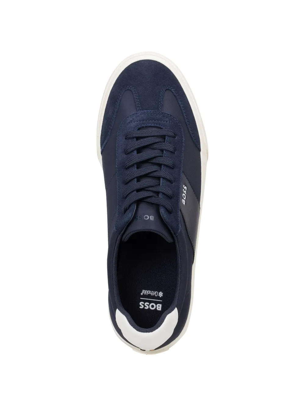 BOSS Sneakers met vlakken Blauw