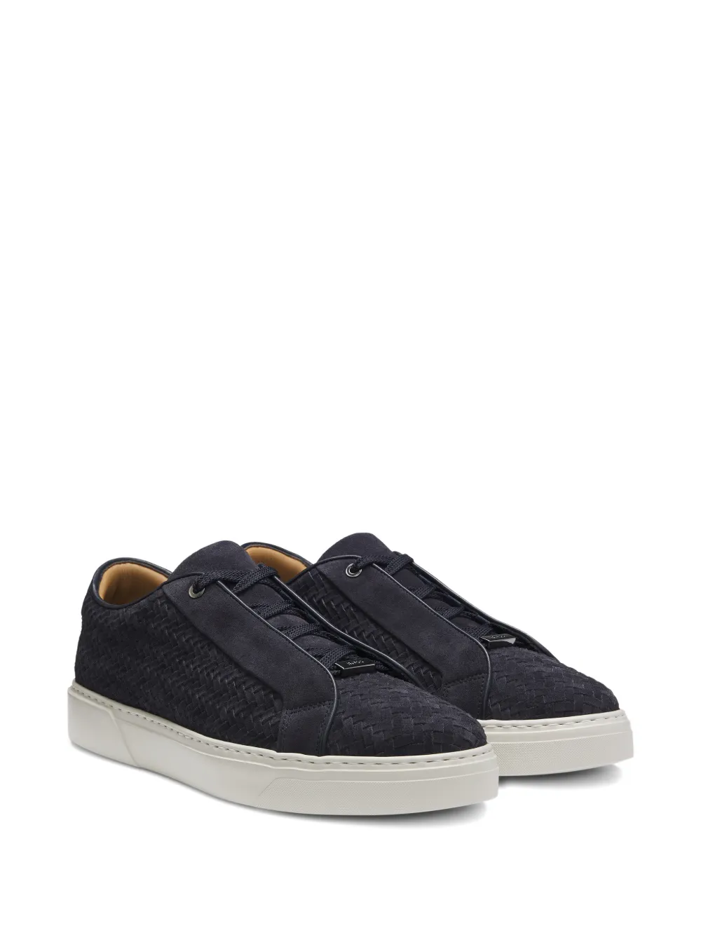 BOSS Sneakers met textuur Blauw