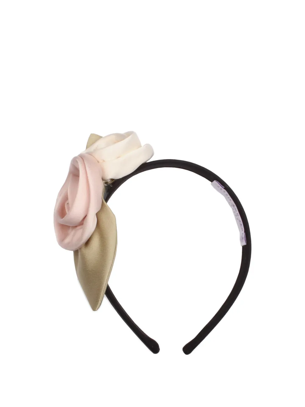 JESSIE AND JAMES KIDS floral-embbellishment headband - Nero