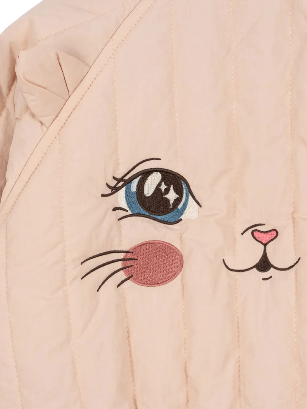  Konges Sløjd Cat-embroidered Bomber Jacket - Neutrals 