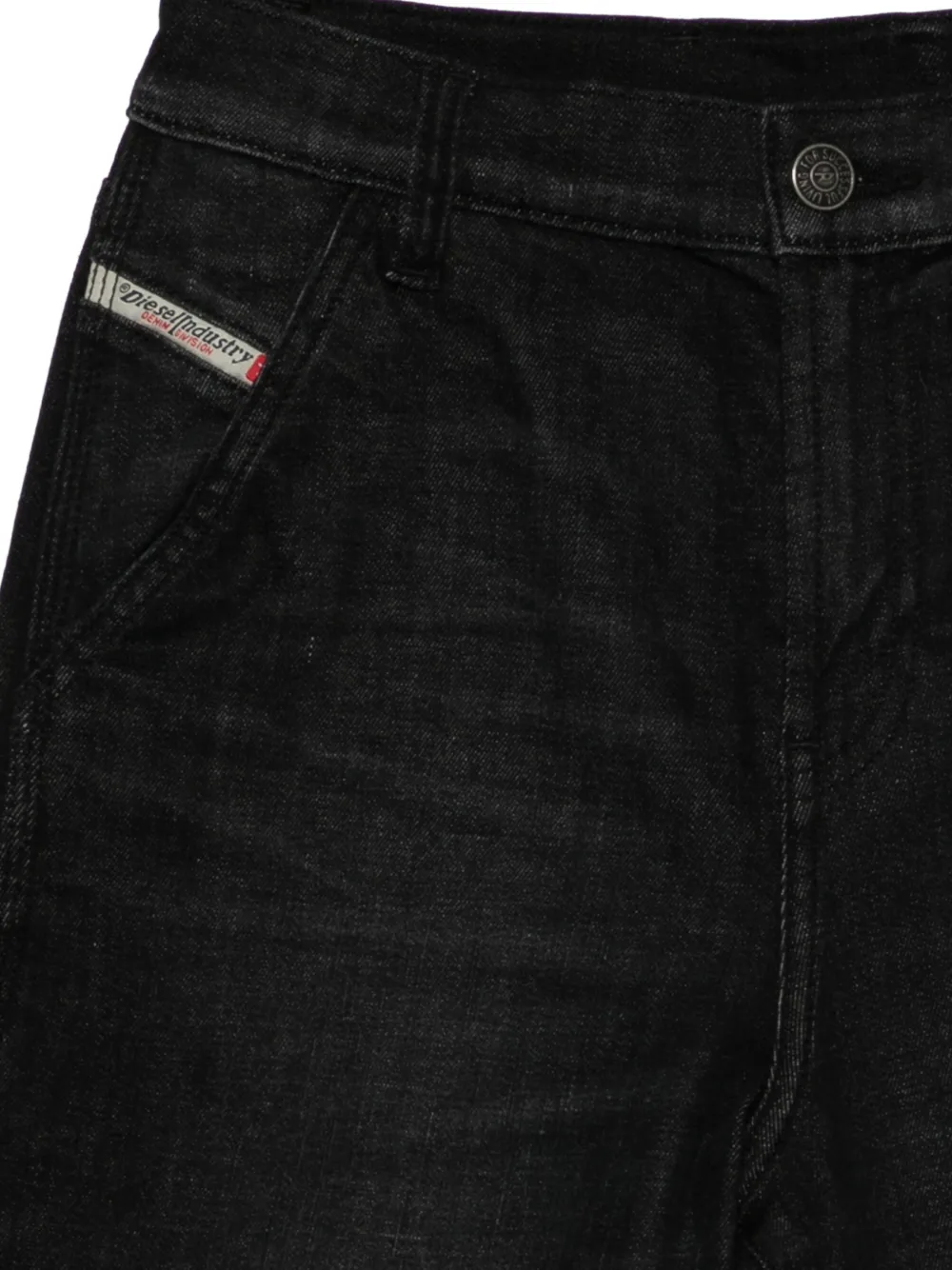 Diesel Kids D-Argix-Work-J low-waist spijkerbroek Zwart