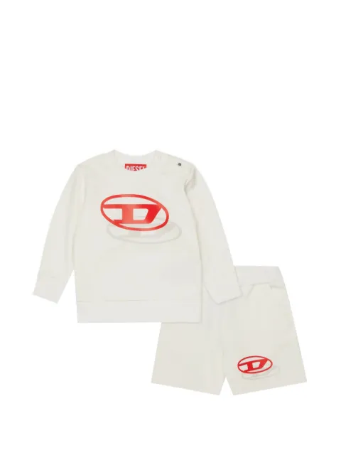 Diesel Kids logo-print shorts set