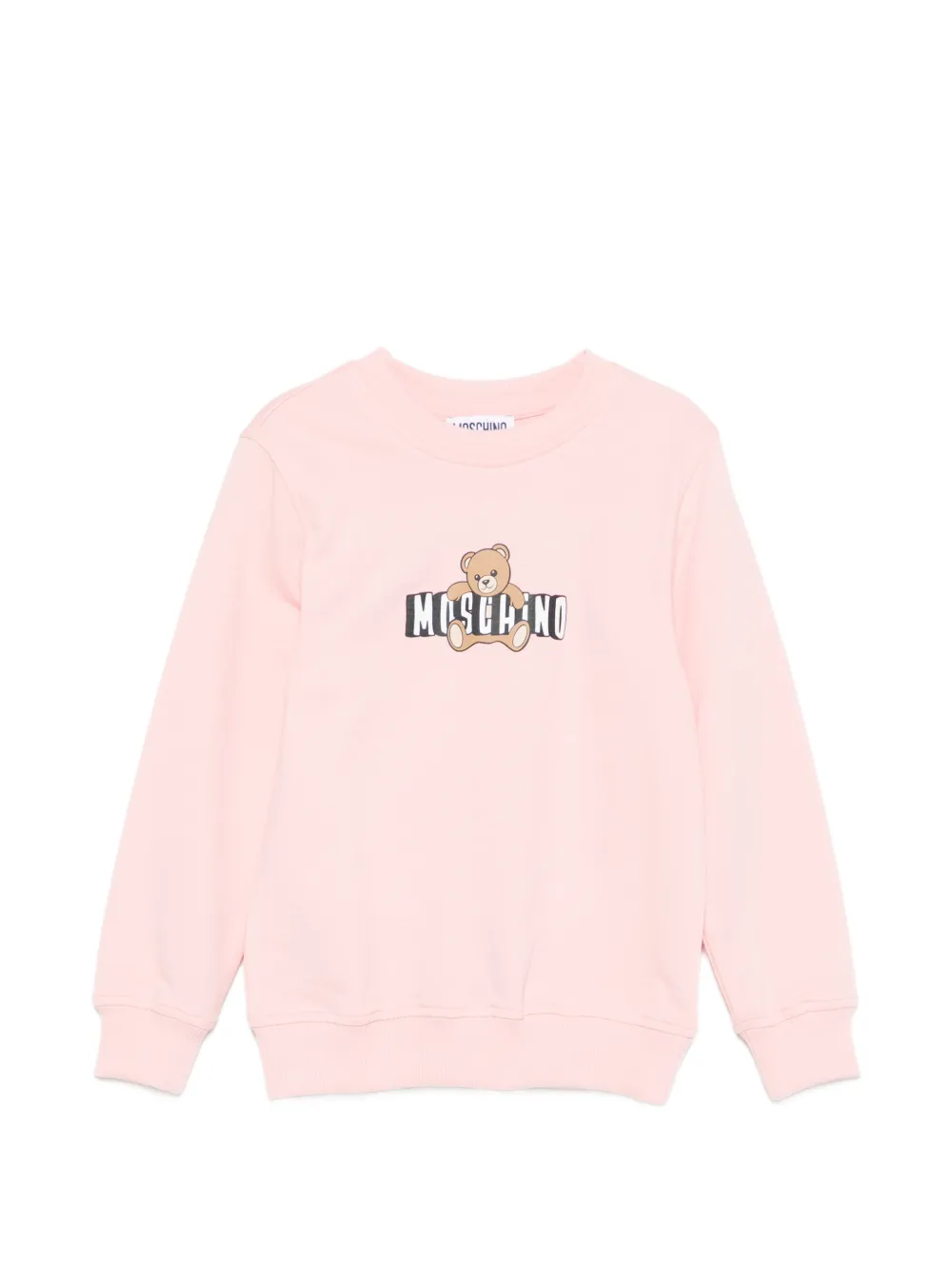 Moschino Kids teddy-print sweatshirt - Rosa