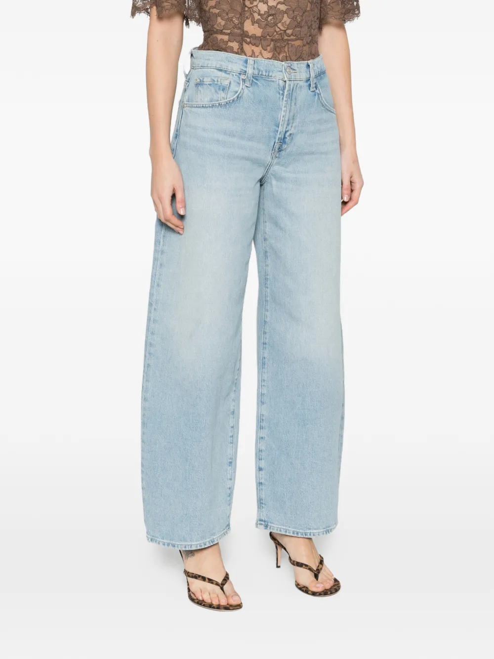 7 For All Mankind Bonnie jeans Blauw