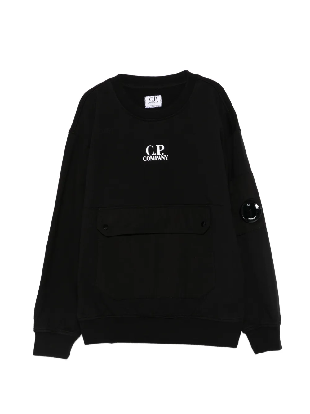 C.P. Company Kids pocket long-sleeve sweater - Nero