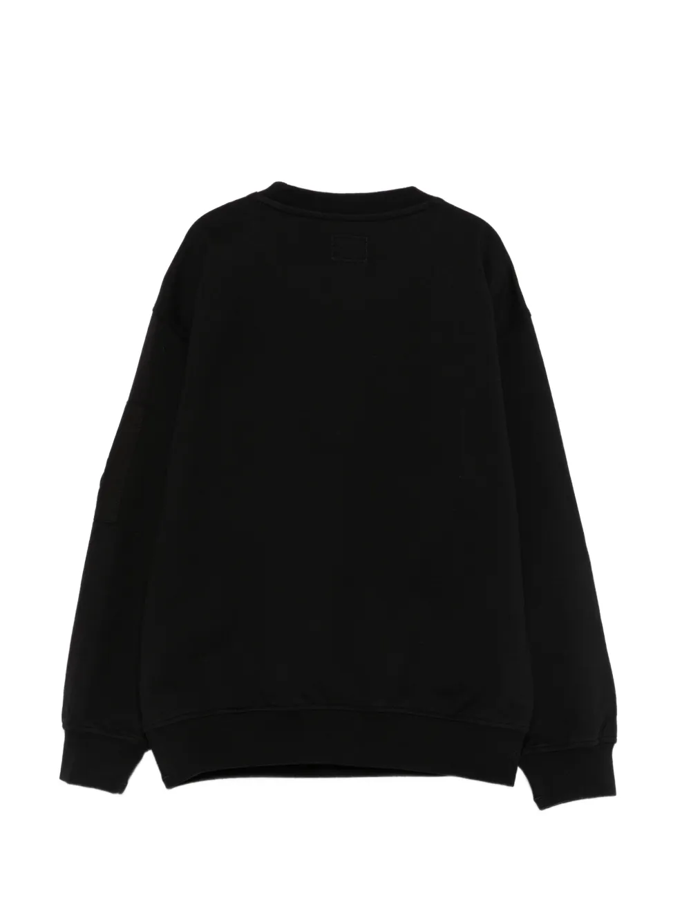 C.P. Company Kids Sweater met lange mouwen en zak Zwart