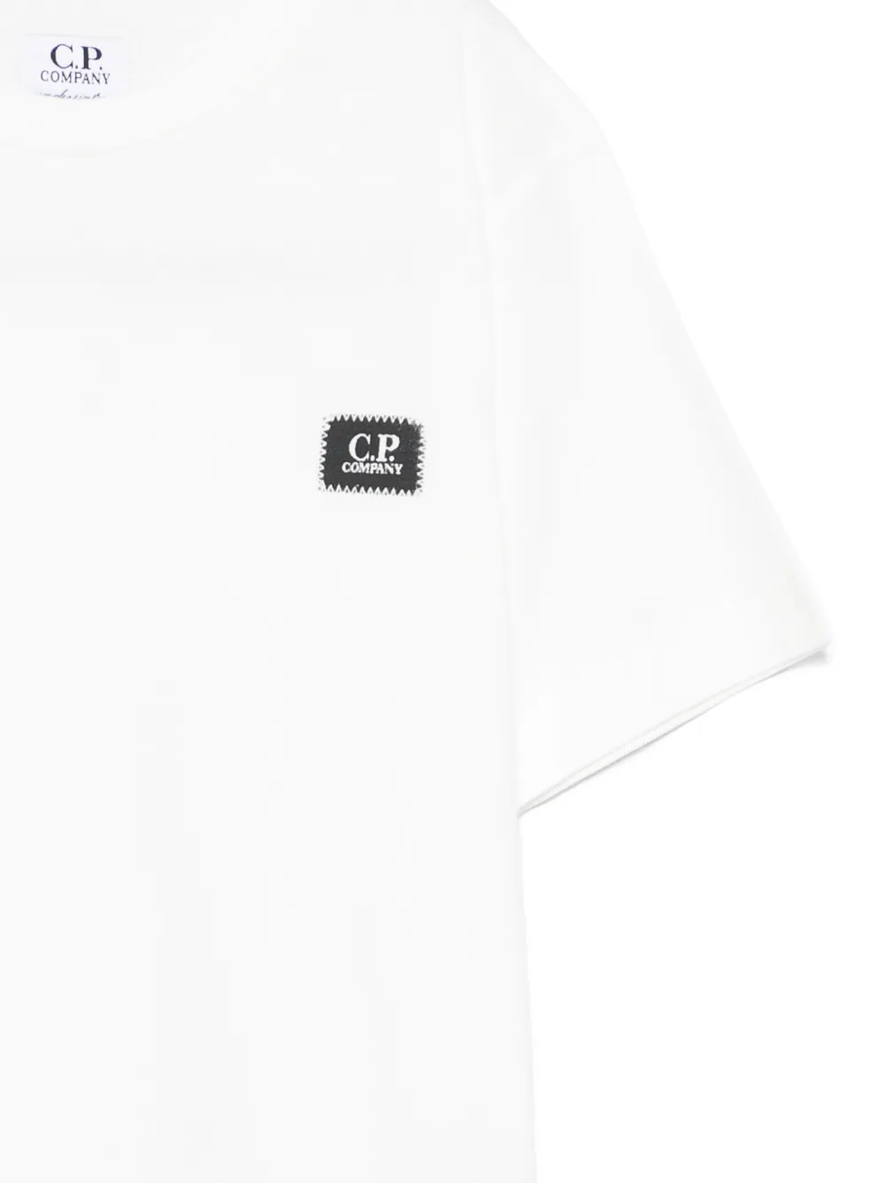 C.P. Company Kids T-shirt met logopatch Wit