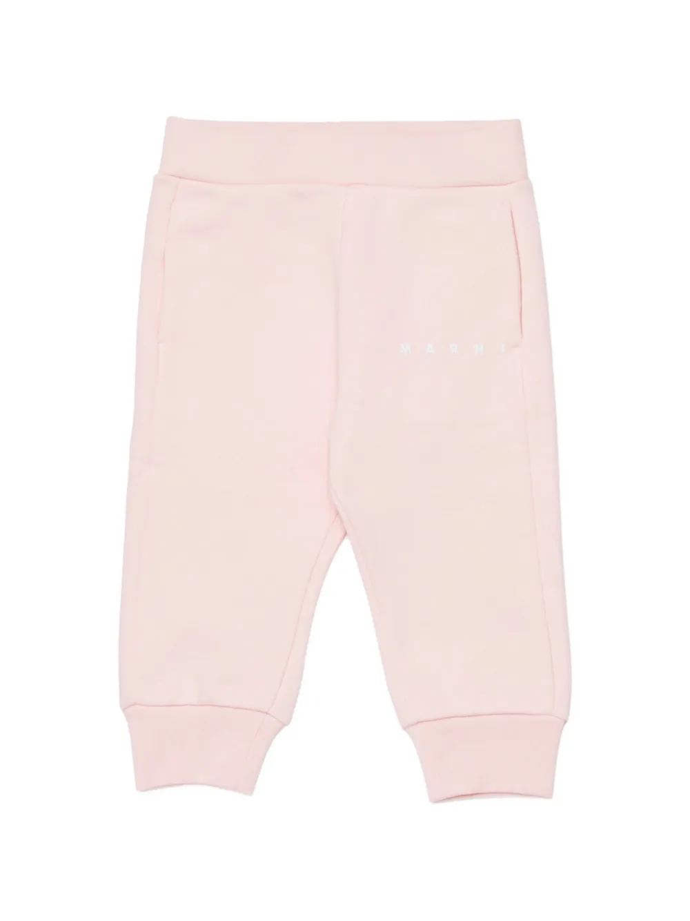 Marni Kids logo-detail track pants - Rosa