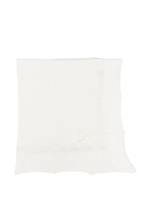 Paz Rodriguez Paz V26 lace-trim blanket