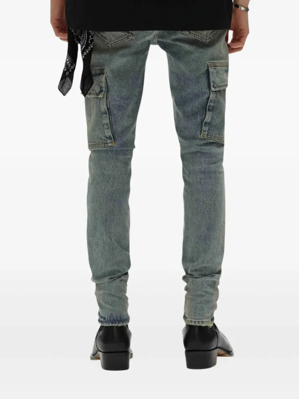 Purple Brand Cargo skinny jeans Blauw