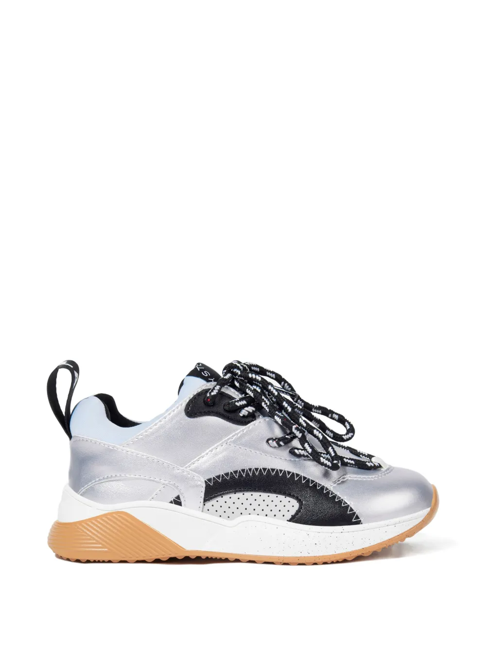 Stella McCartney Kids panelled-design sneakers - Argento