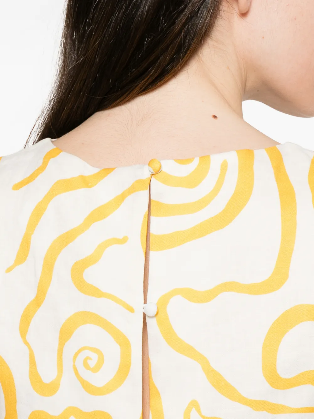 Cala de la Cruz Avelino blouse Wit