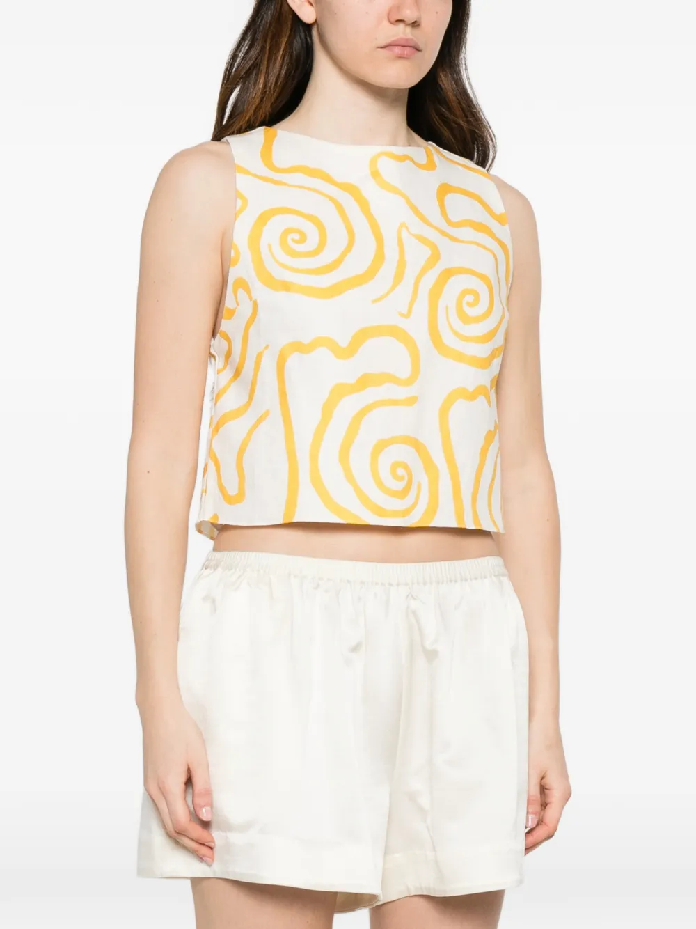 Cala de la Cruz Avelino blouse Wit