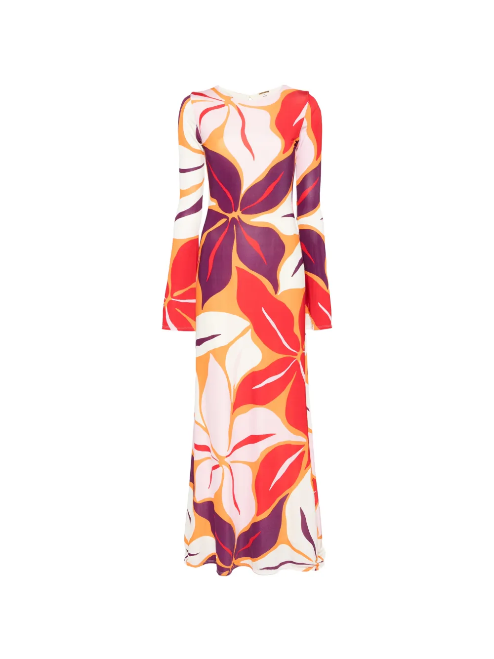 Cala de la Cruz Amay floral maxi dress - Bianco