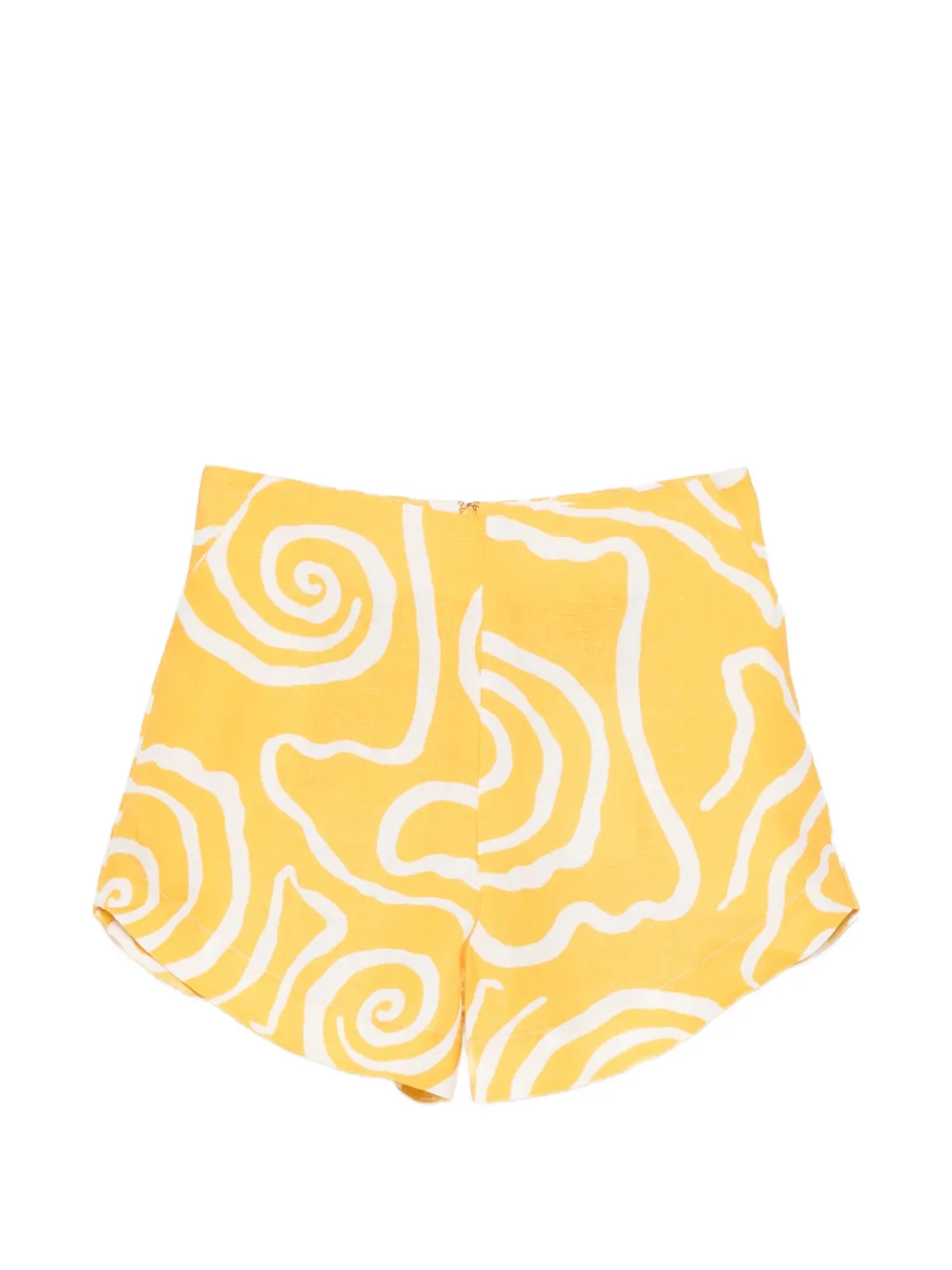 Cala de la Cruz Bahamas abstract-print shorts - Giallo