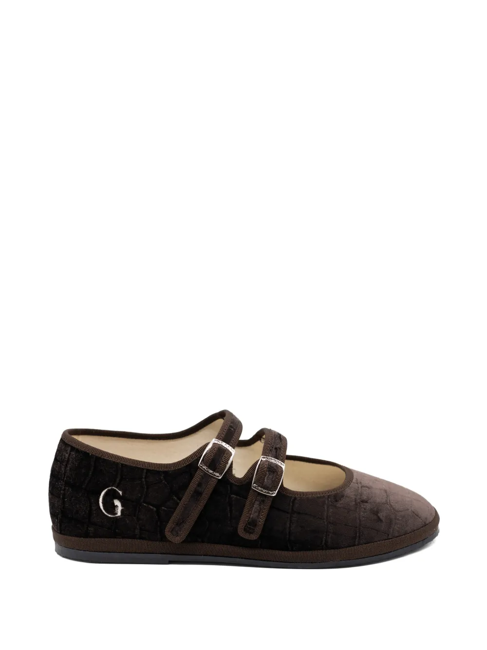 Gondolina Sigari mary jane ballet flats - Marrone