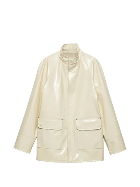 Prada flapped leather jacket