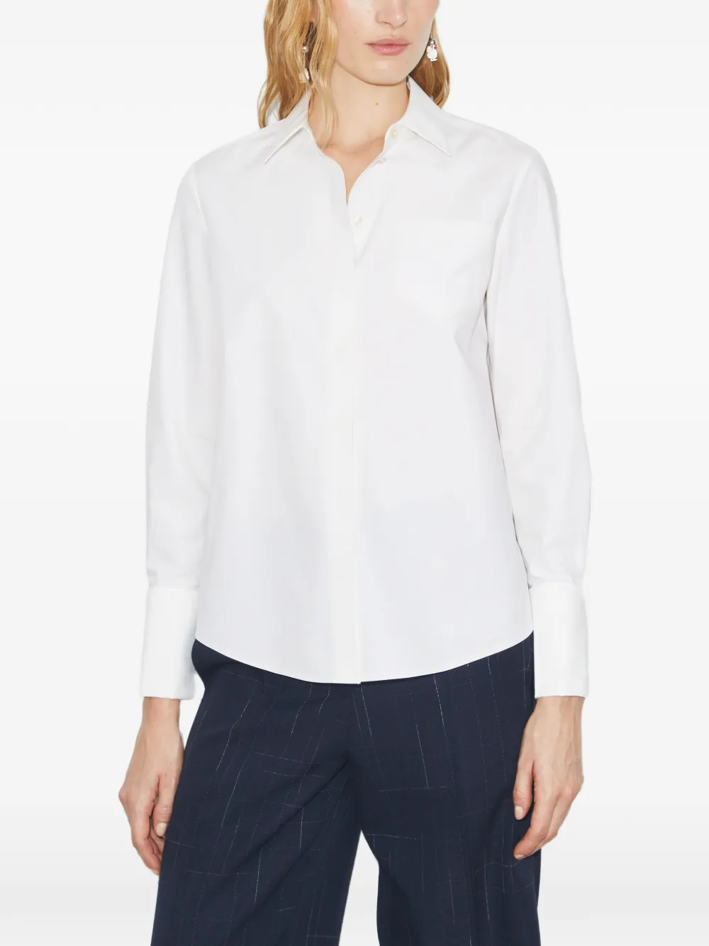 Tory Burch Katoenen blouse met zak Wit