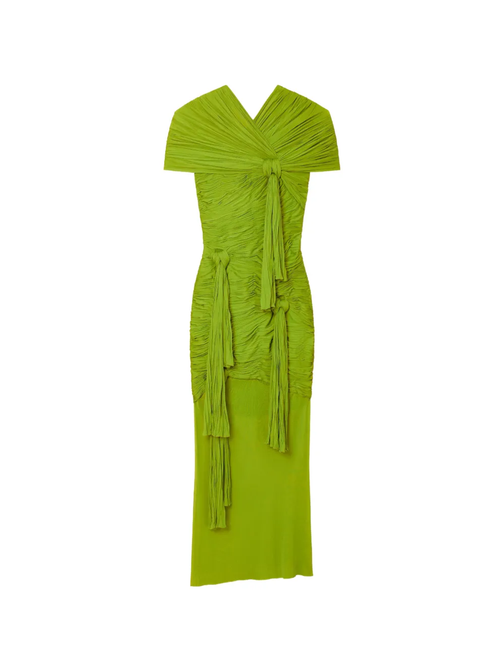 Tory Burch knotted dress - Verde