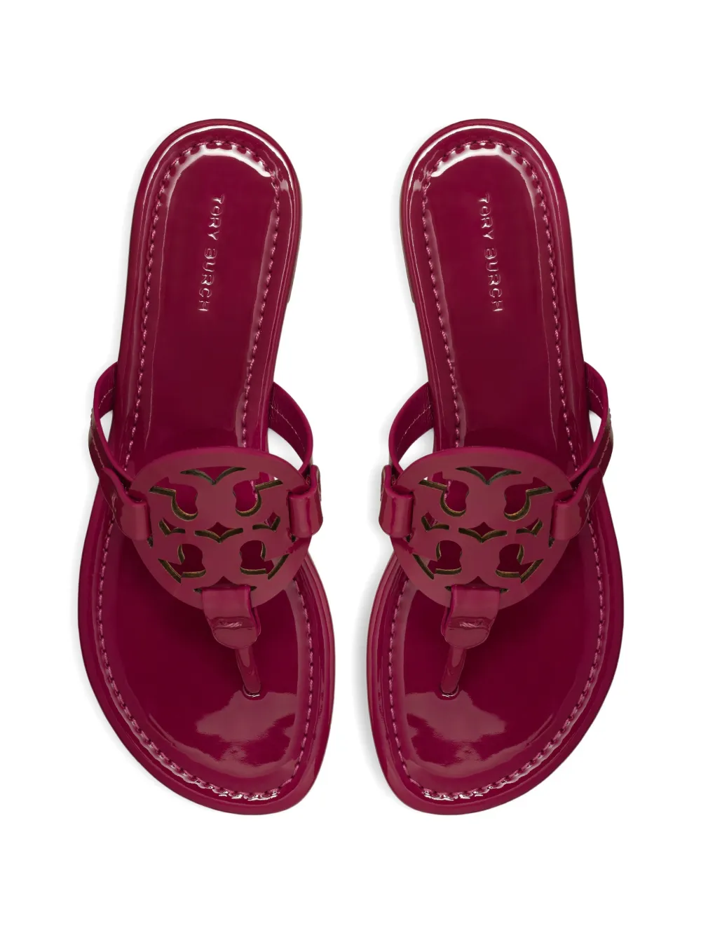 Tory Burch Miller cut-out miller sandals Roze