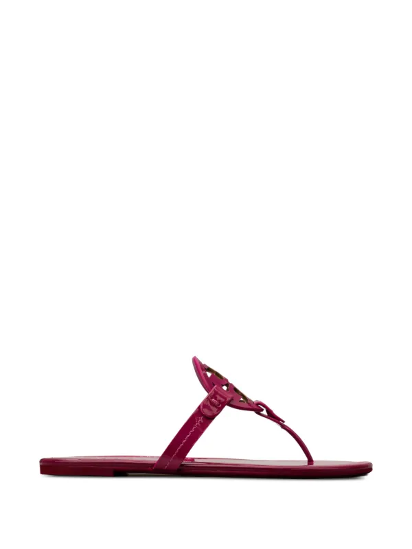 Tory Burch Miller Patent Sandals in Pink