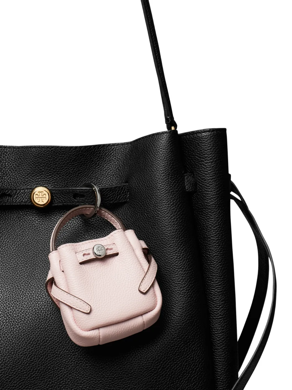 Tory Burch Romy Bucket Keyring - Pink 