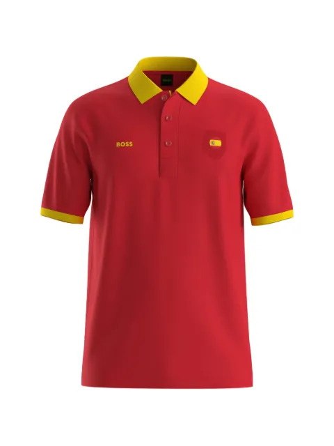 BOSS playera tipo polo con botones