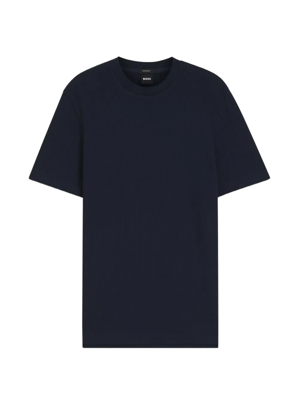BOSS T-shirt met ronde hals Blauw