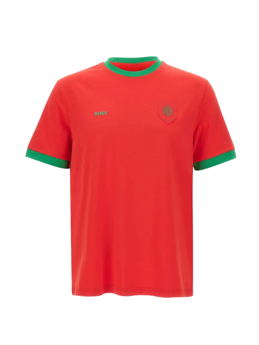 BOSS T-shirt a girocollo con logo - Rosso