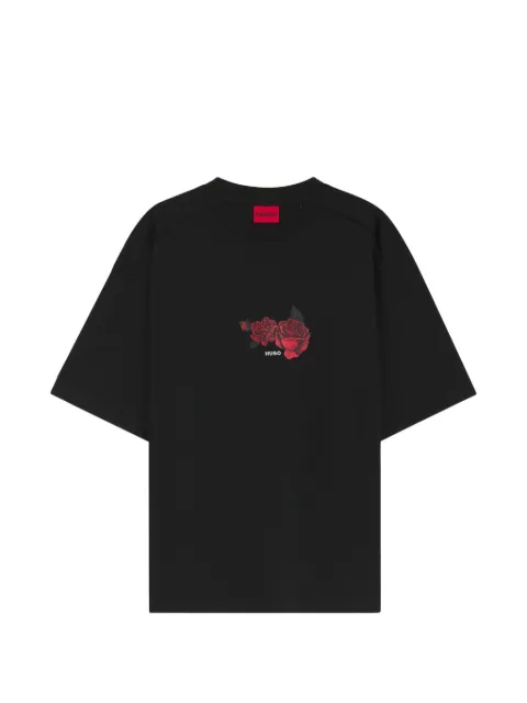 HUGO floral-print T-shirt