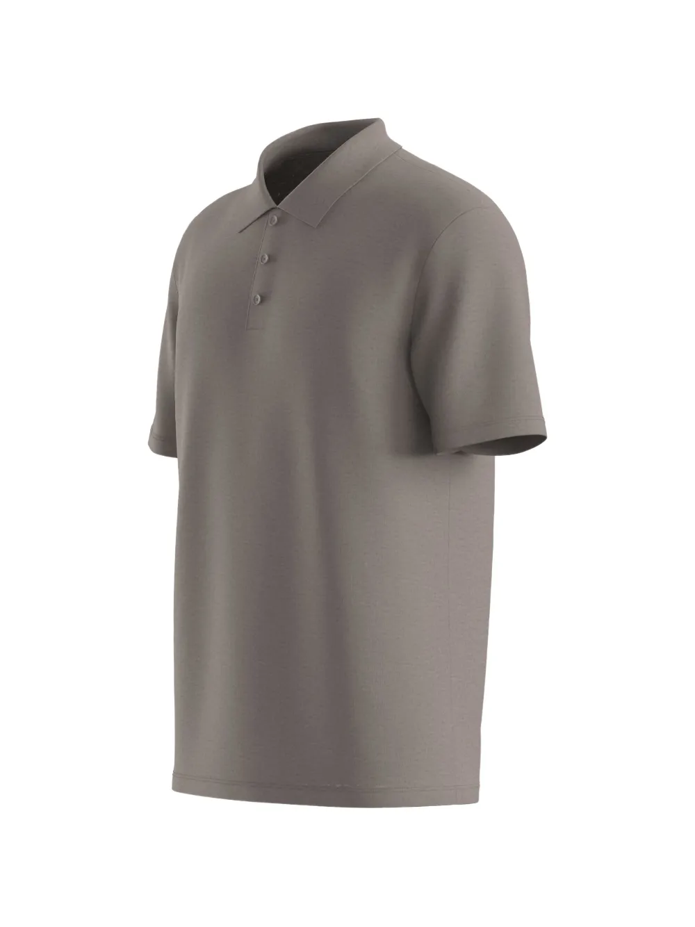 HUGO Poloshirt met knopen Grijs