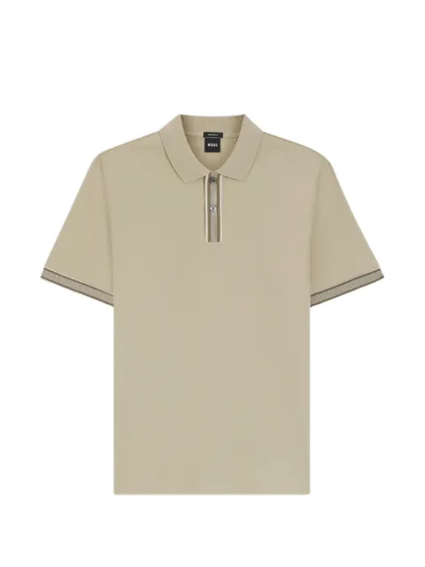 BOSS Poloshirt mit Streifendetail