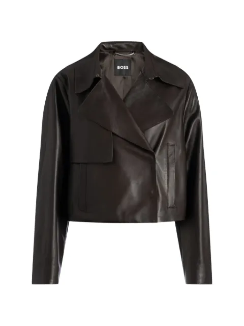 BOSS leather jacket