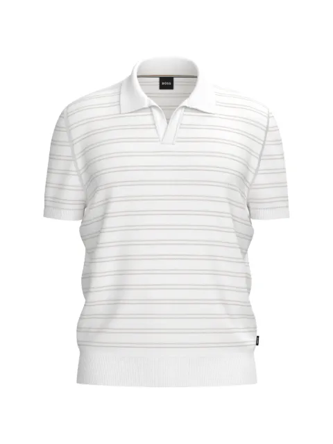 BOSS striped short-sleeve T-shirt
