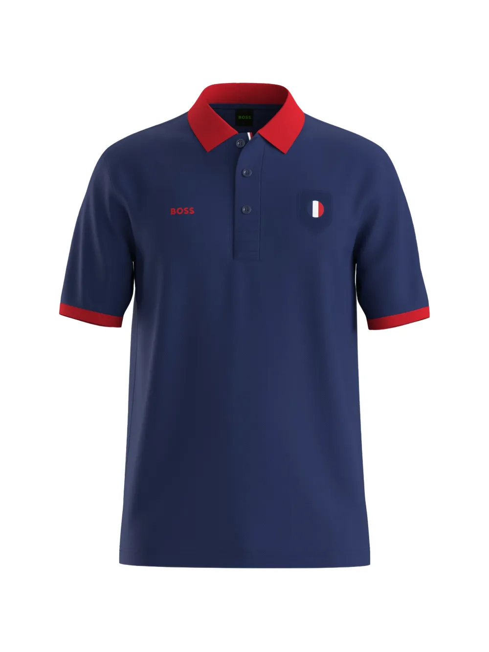 BOSS Polo con logo - Blu