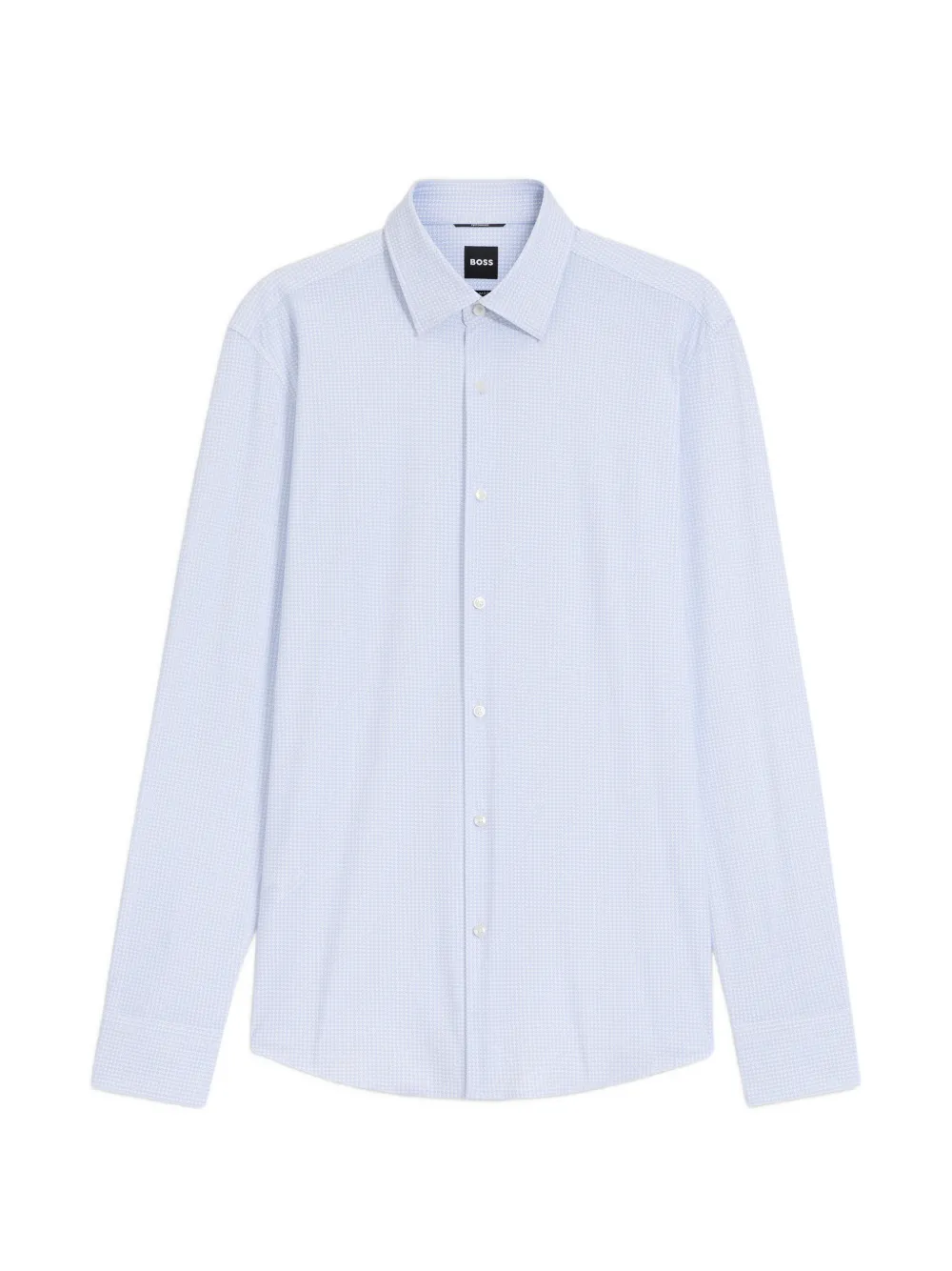 BOSS Camicia con abbottonatura - Blu