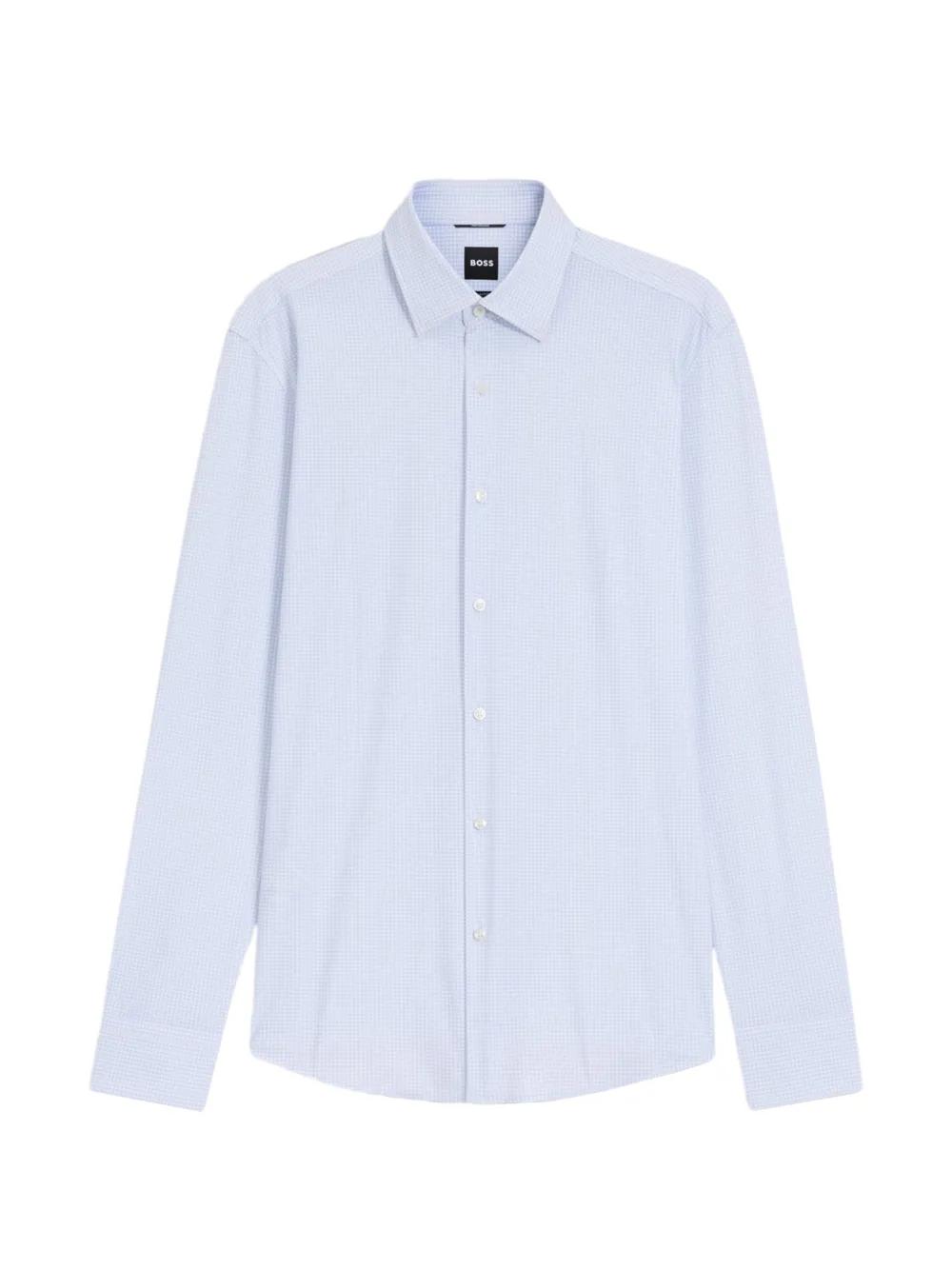 BOSS Camicia con abbottonatura - Blu