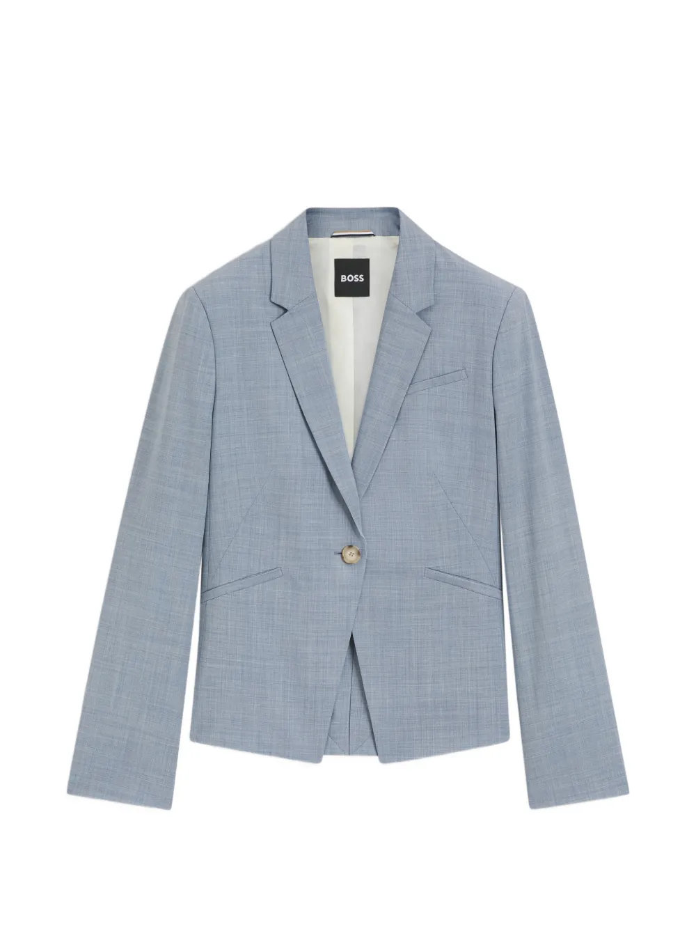 BOSS Blazer con bottone singolo - Blu