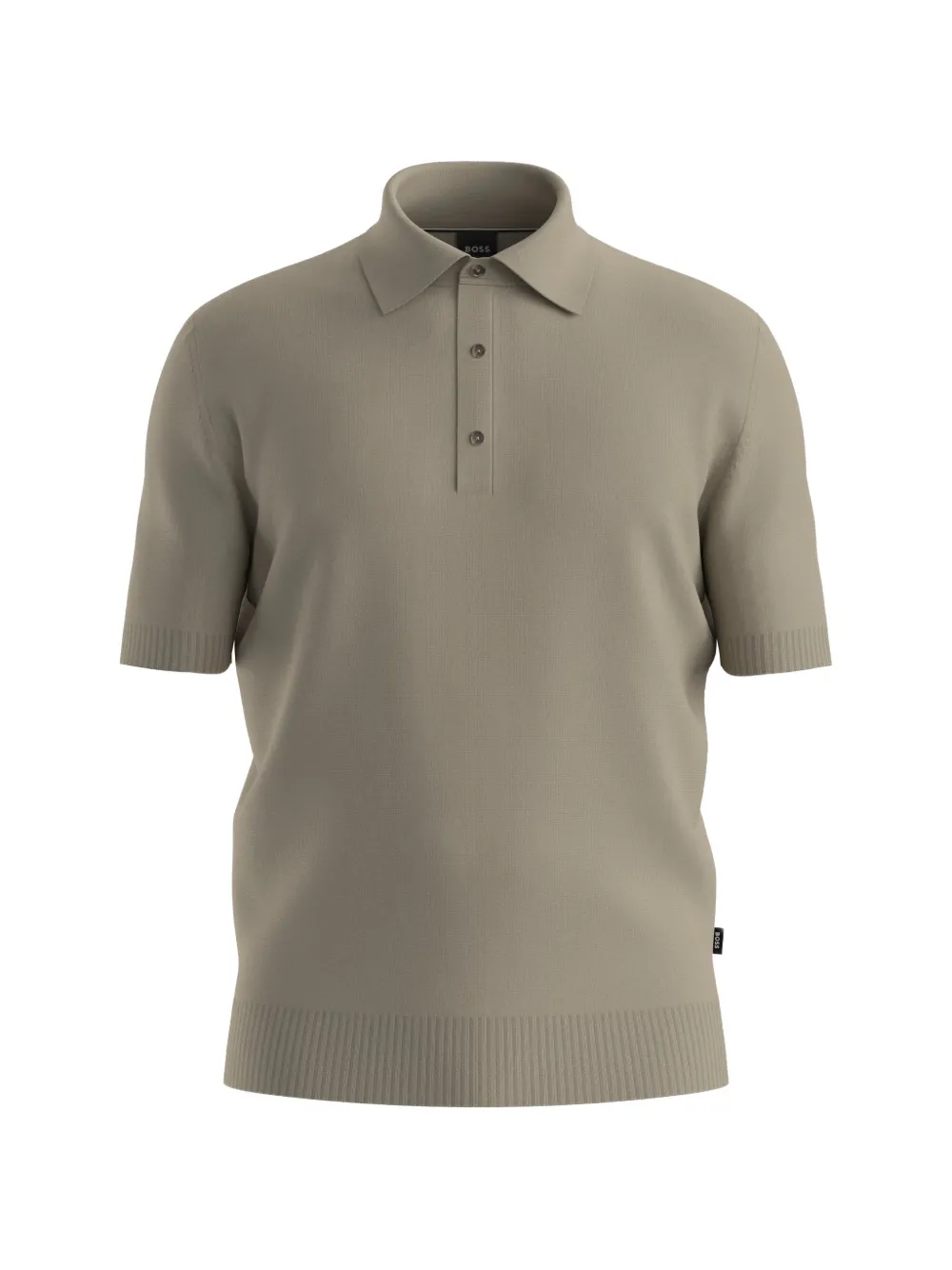 BOSS Poloshirt mit Knopfleiste - Nude