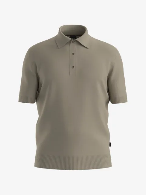 BOSS buttoned polo shirt