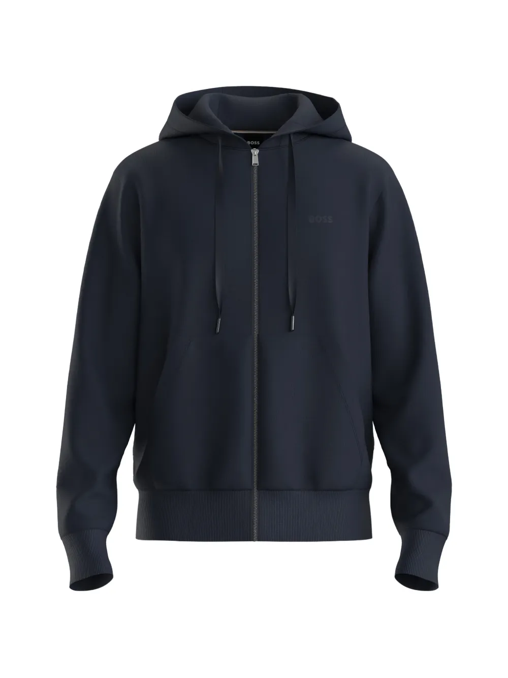 BOSS Felpa con cappuccio e zip - Blu