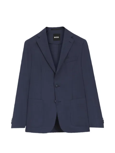 BOSS blazer à boutonnière
