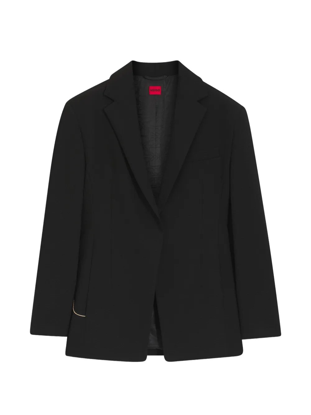 HUGO Blazer con revers a lancia - Nero