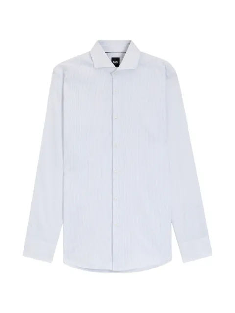 BOSS striped-pattern shirt