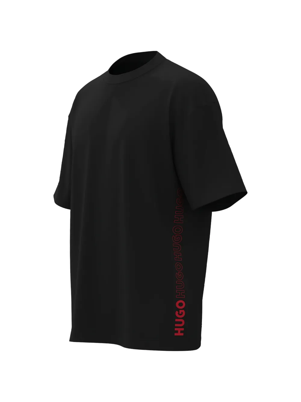 HUGO T-shirt met logo Zwart